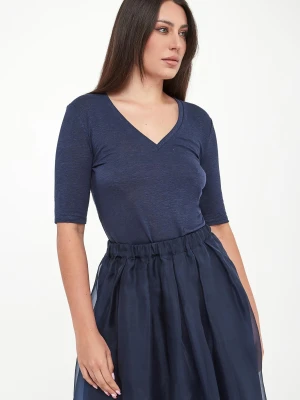 Zdjęcie produktu T-shirt damski lniany Opzione WEEKEND MAX MARA