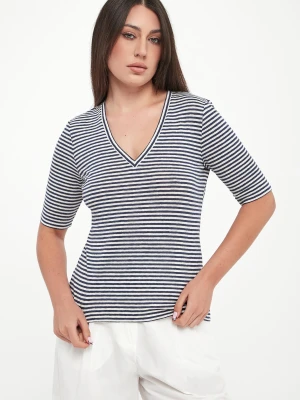 Zdjęcie produktu T-shirt damski lniany Opzione WEEKEND MAX MARA