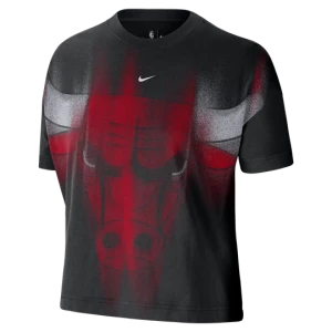 T-shirt damski NBA Chicago Bulls Icon - Czerń Nike