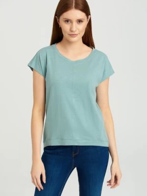 T-shirt damski niebieski Greenpoint
