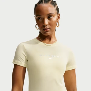 T-shirt damski Nike - Brązowy