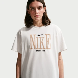 T-shirt damski oversize Nike Classic - Biel