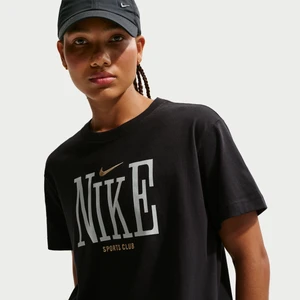 T-shirt damski oversize Nike Classic - Czerń