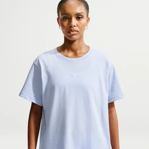 T-shirt damski oversize Nike Classic - Niebieski