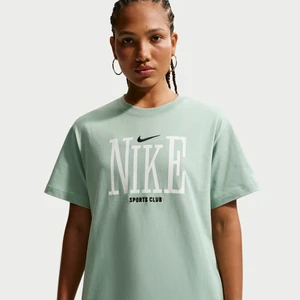 T-shirt damski oversize Nike Classic - Zieleń
