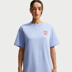 T-shirt damski oversize Nike - Niebieski