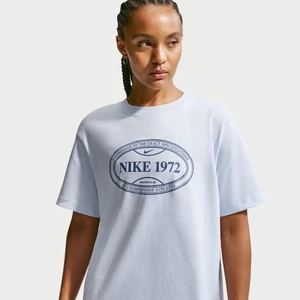 T-shirt damski oversize Nike - Szary