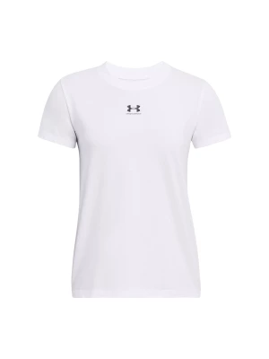 T-shirt damski Under Armour Campus Core Ss - biały