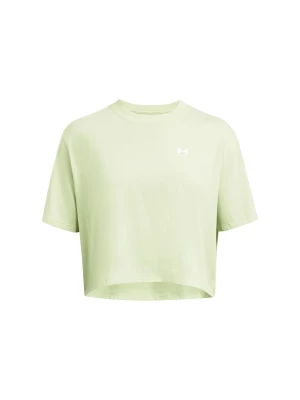 T-shirt damski Under Armour UA W Boxy Crop Logo Ss - zielony