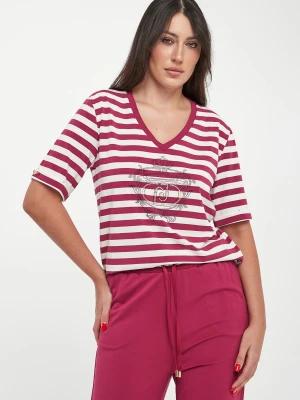 Zdjęcie produktu T-shirt damski w paski LIU JO