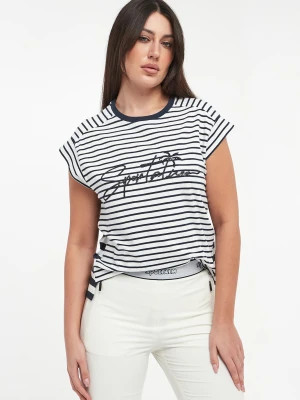 T-shirt damski w paski SPORTALM