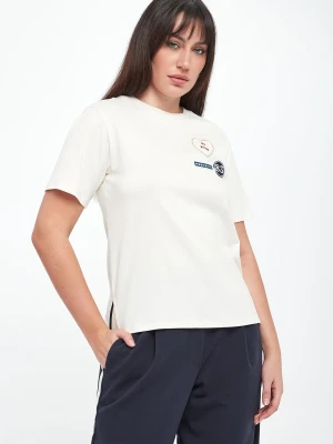 T-shirt damski West z naszywkami WEEKEND MAX MARA