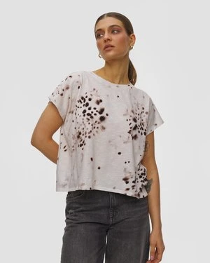 T-shirt Damski Z Bawełny Flamme Deha