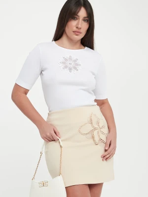 T-shirt damski z haftem TWINSET Twinset Milano