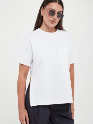 T-shirt damski z kieszenią ELISABETTA FRANCHI