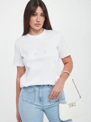 Zdjęcie produktu T-shirt damski z logo ELISABETTA FRANCHI