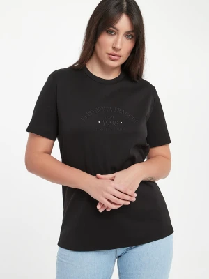 T-shirt damski z logo ELISABETTA FRANCHI