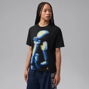 T-shirt damski z nadrukiem Dri-FIT Jordan Sport - Czerń