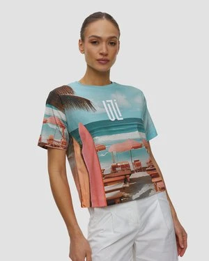 T-shirt Damski Z Printem Sportalm