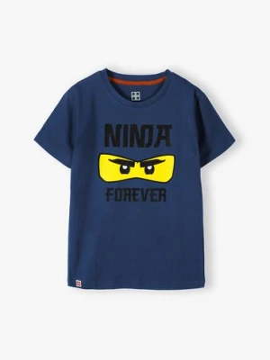 T-shirt dla chłopca - Lego Ninjago - granatowy