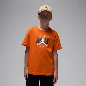 T-shirt dla dużych dzieci '85 Shatter Jordan - Pomarańczowy