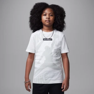 Zdjęcie produktu T-shirt dla dużych dzieci Air Jordan 4 Retro Engineered Jordan - Biel