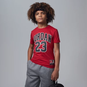 T-shirt dla dużych dzieci (chłopców) Jordan - Czerwony