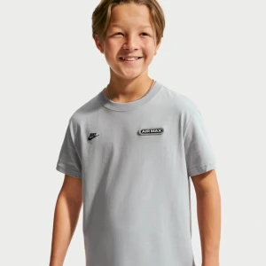 T-shirt dla dużych dzieci (chłopców) Nike Air Max - Szary
