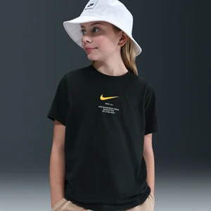 T-shirt dla dużych dzieci (chłopców) Nike - Czerń