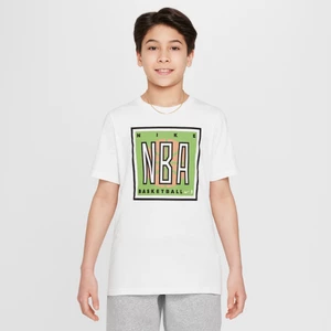 T-shirt dla dużych dzieci (chłopców) Nike Max90 NBA Team 31 Courtside - Biel