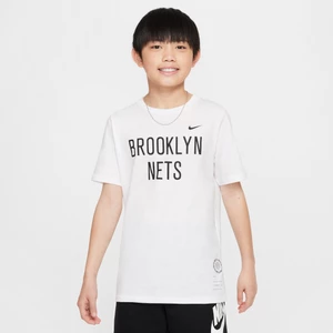 T-shirt dla dużych dzieci (chłopców) Nike NBA Brooklyn Nets Essential - Biel