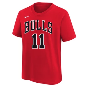 T-shirt dla dużych dzieci (chłopców) Nike NBA Chicago Bulls - Czerwony