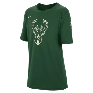 T-shirt dla dużych dzieci (chłopców) Nike NBA Milwaukee Bucks Essential - Zieleń