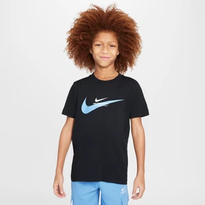 T-shirt dla dużych dzieci (chłopców) Nike Sportswear - Czerń