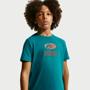 T-shirt dla dużych dzieci Dri-FIT Nike - Niebieski