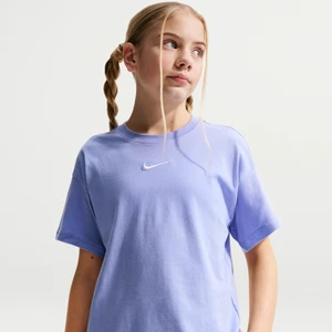 T-shirt dla dużych dzieci (dziewcząt) Nike Essential - Fiolet