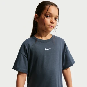 T-shirt dla dużych dzieci (dziewcząt) Nike Essential - Niebieski