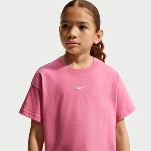T-shirt dla dużych dzieci (dziewcząt) Nike Essential - Różowy
