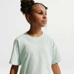 T-shirt dla dużych dzieci (dziewcząt) Nike Essential - Zieleń