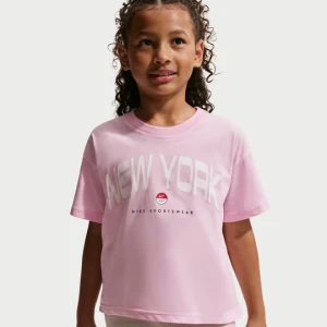 T-shirt dla dużych dzieci (dziewcząt) Nike - Różowy