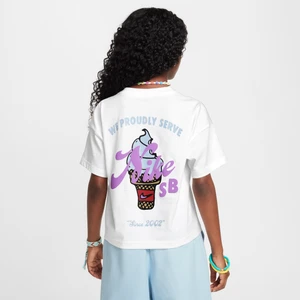 Zdjęcie produktu T-shirt dla dużych dzieci (dziewcząt) Nike SB - Biel