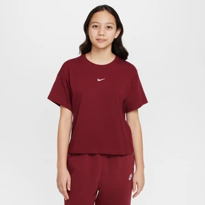 Zdjęcie produktu T-shirt dla dużych dzieci (dziewcząt) Nike Sportswear Essential - Czerwony