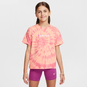 T-shirt dla dużych dzieci (dziewcząt) Nike Sportswear - Pomarańczowy