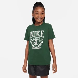 T-shirt dla dużych dzieci (dziewcząt) Nike Sportswear - Zieleń