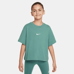 T-shirt dla dużych dzieci (dziewcząt) Nike Sportswear - Zieleń