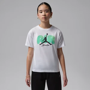 T-shirt dla dużych dzieci Jordan Air Bubble - Biel