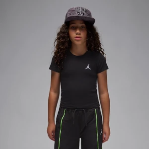 T-shirt dla dużych dzieci Jordan Brooklyn Essentials - Czerń