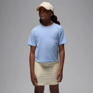 T-shirt dla dużych dzieci Jordan Brooklyn Essentials - Niebieski