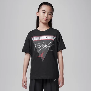 T-shirt dla dużych dzieci Jordan Flight Jumpman - Czerń