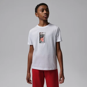 T-shirt dla dużych dzieci Jordan Mint 10 - Biel